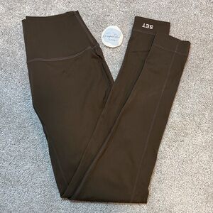 SET Active Sportbody Brown  Leggings-SM